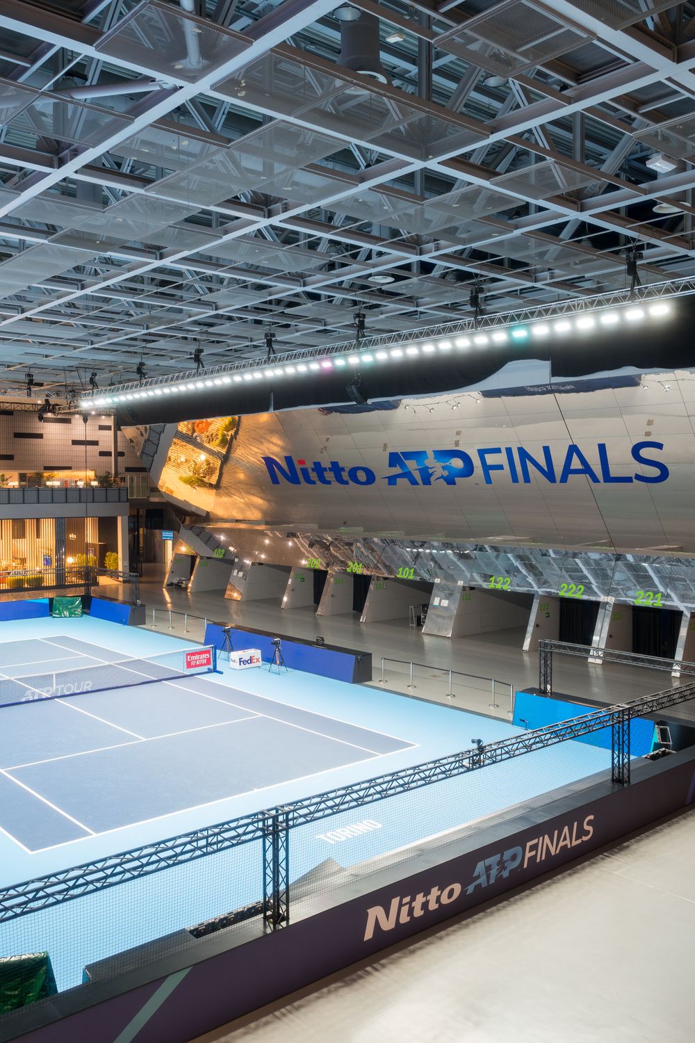 Guiding Architects, article: The structures of the Nitto ATP finals designed by architect Benedetto Camerana (Fig. 5)