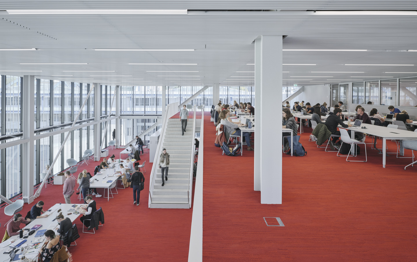 Guiding Architects, article: Reading on a Flying Carpet — The Renovation and Expansion of the Library of the University of Graz (Fig. 3)