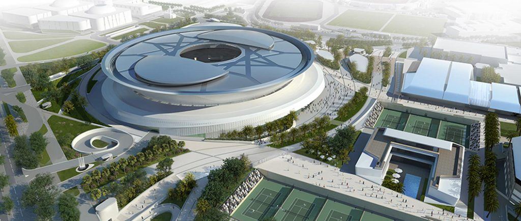 Doha Tennis Stadium's design receives American Architecture Prize 2016 ...