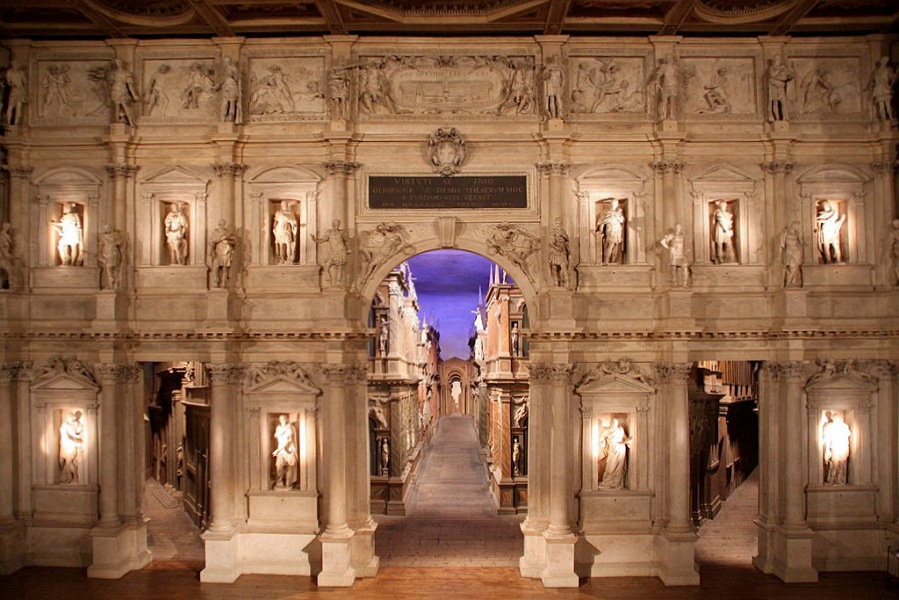 The Olympic Theatre in Vicenza, where the Award Ceremony will take place.