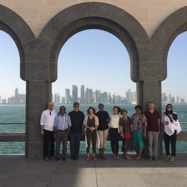 GAQATAR/Hannes Werner guiding at the Of Islamic Art, Doha/Qatar/Katar