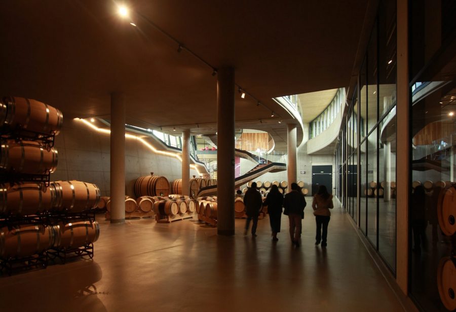 Beronia winery – indoor view – linking corridor. 