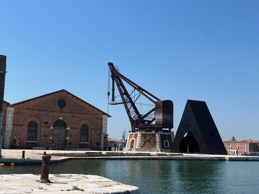 The second exhibition area, the “Arsenale” with the former docks. Photo by: ©Anabel Gelhaar 