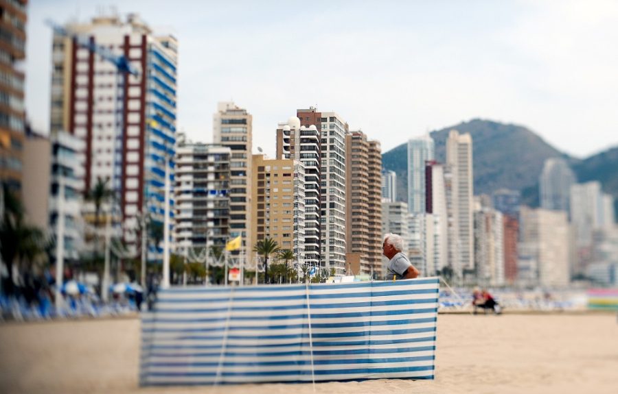 Benidorm waterfront. 